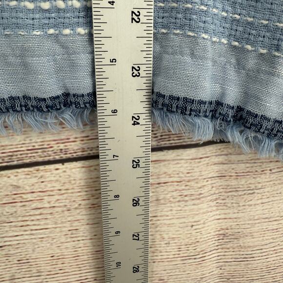 Lot of 2 Cloth & Stone Blouses Womens Small Blue Pink Button Down Tie Back - Picture 5 of 16